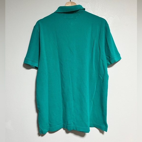 Tommy Hilfiger Green Custom Fit Polo Shirt - Size XL - Picture 4 of 10